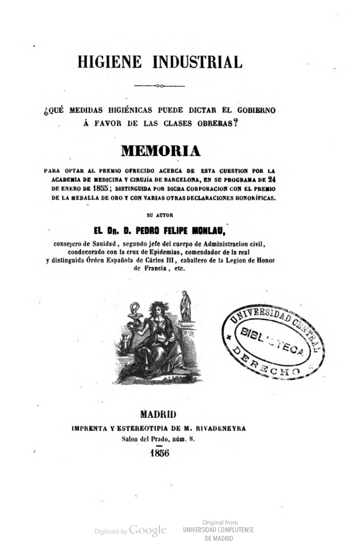 MONLAU, Pedro Felipe [1856]