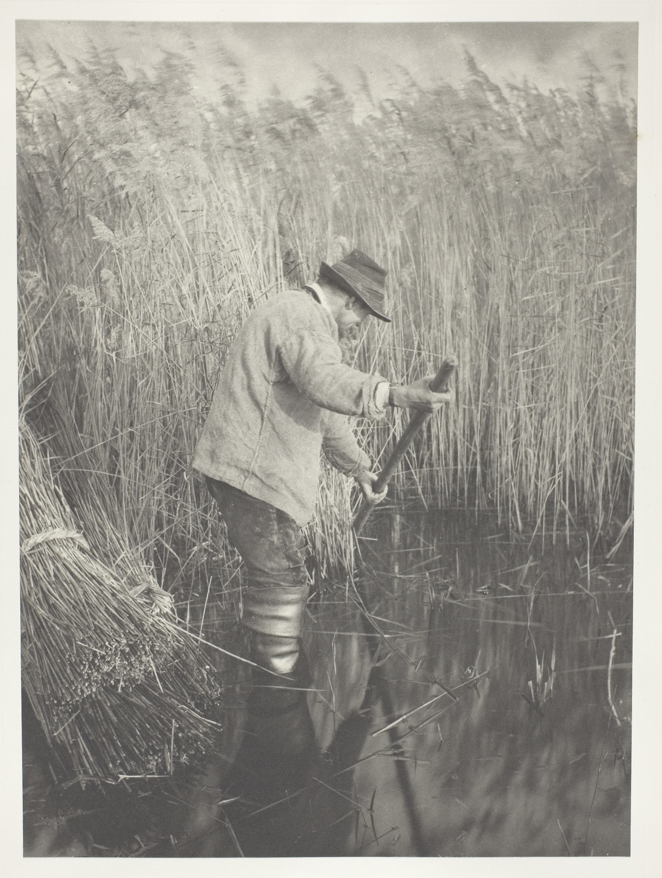 EMERSON (1886) - A Reed-Cutter at Work